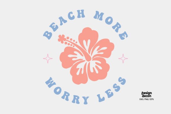 Beach More Worry Less Summer Retro SVG Review