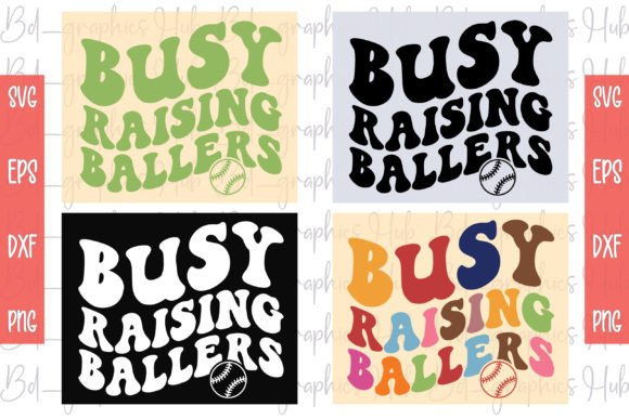 Busy Raising Ballers Retro SVG Review