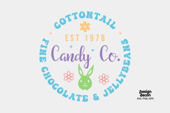 Easter Cottontail Candy Co Retro SVG Review