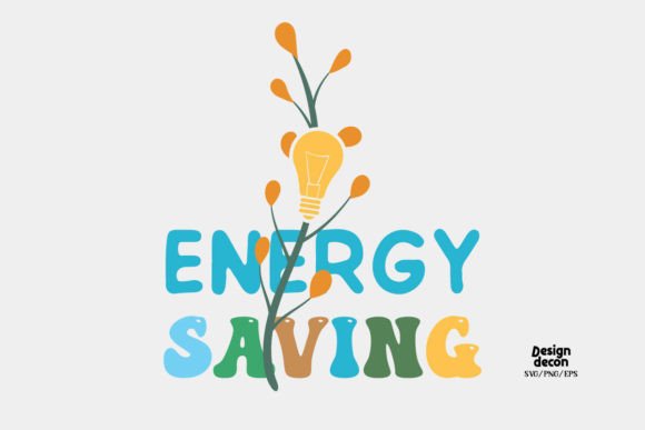 Energy Saving Earth Day Retro Svg Review