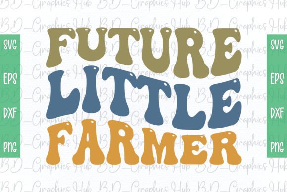 Future Little Farmer Retro SVG