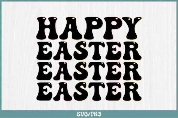 Happy Easter Retro SVG Design Review