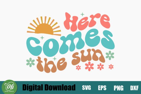Here Comes the Sun Retro SVG Design Review