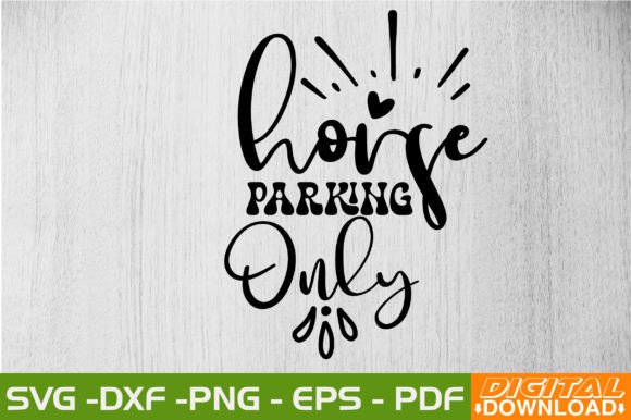 Horse Parking Only Retro Svg Review