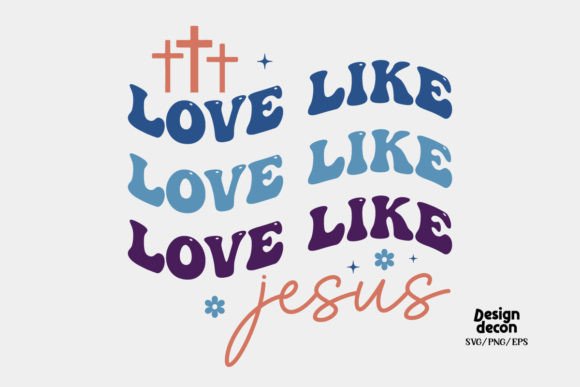 Love Like Jesus Christian Retro SVG Review