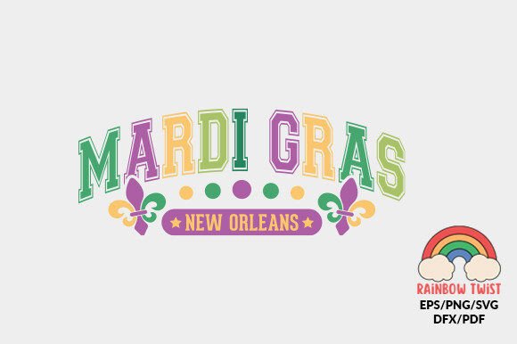 Mardi Gras New Orleans Retro SVG Review
