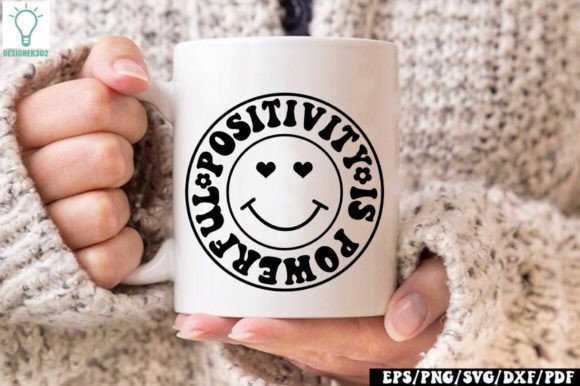 Positivity is Powerful Retro SVG Review