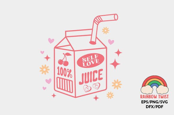 Self Love Juice Retro SVG Review