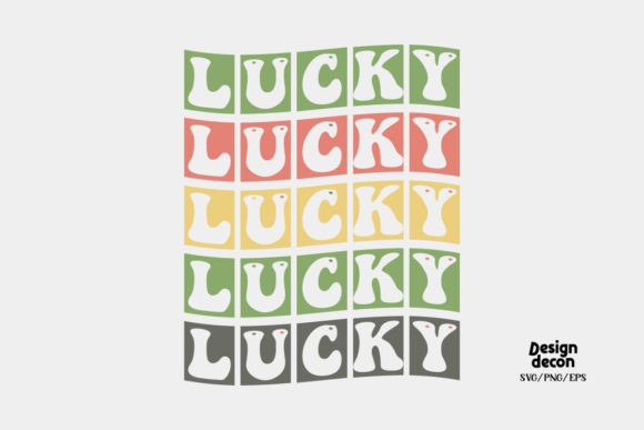 St. Patrick s Day Lucky Retro SVG