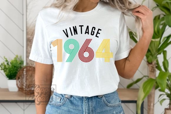 Vintage 1964 60th Birthday Retro SVG Review